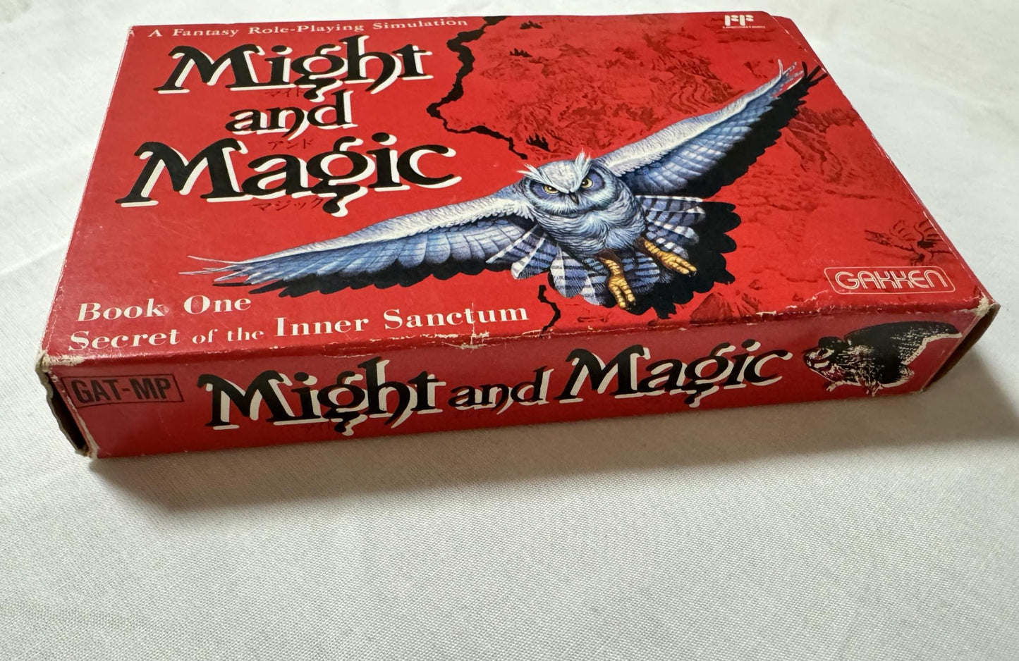 No manual, Might and Magic M&M Nintendo Famicom FC NES Cart w/Box Japan-g1126-