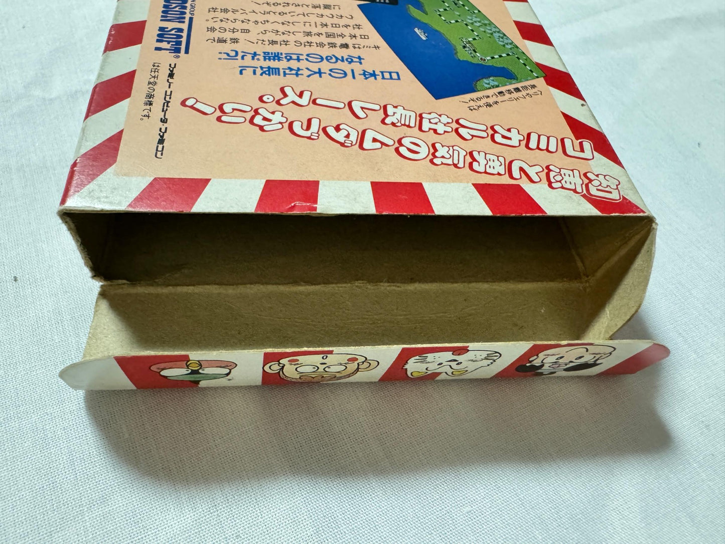 Momotaro Dentetsu Momotetsu Nintendo Famicom FC Cart w/Manual, Box Japan-g1126-