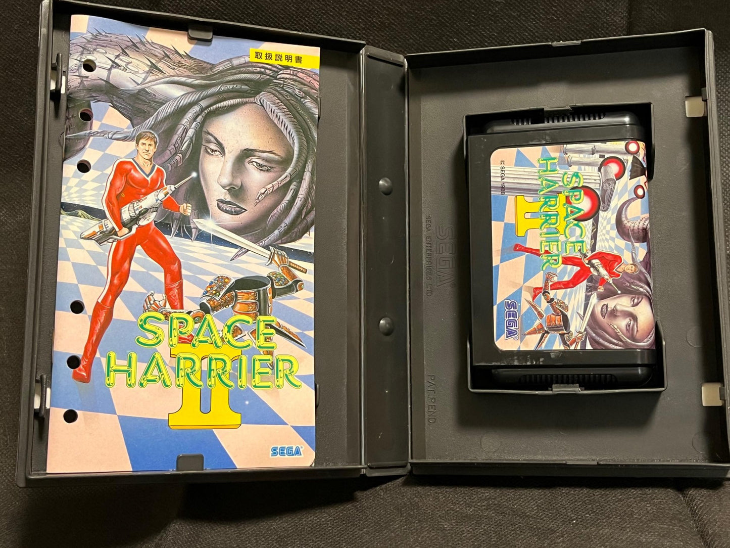 SPACE HARRIER 2 SEGA MEGA DRIVE Genesis Cartridge w/Manual, Box,working-g0429-