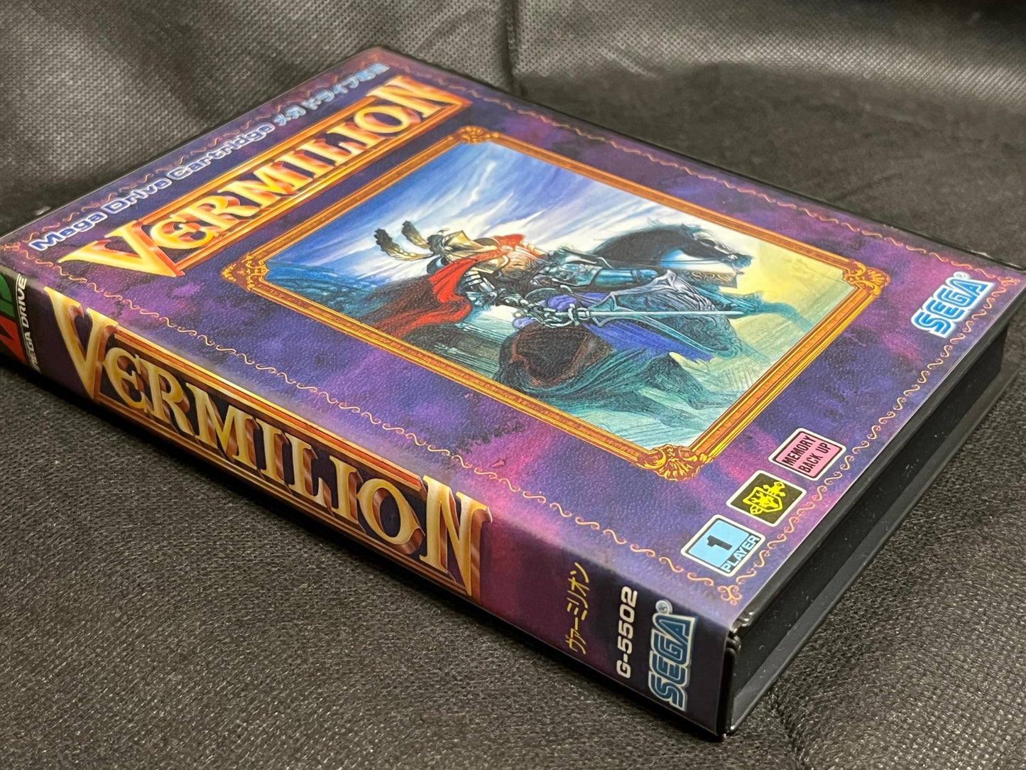 Vermilion SEGA MEGA DRIVE Genesis Cartridge w/Manual, Box, working-g0429-