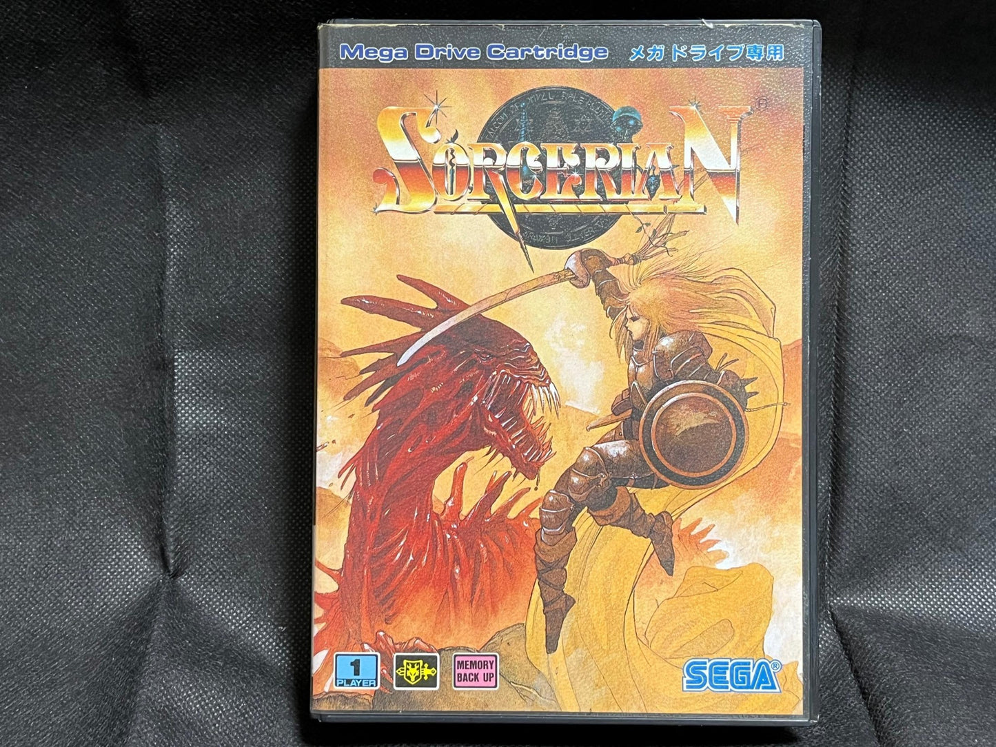 SORCERIAN SEGA MEGA DRIVE Genesis Cartridge w/Manual, Box, working-g0429-