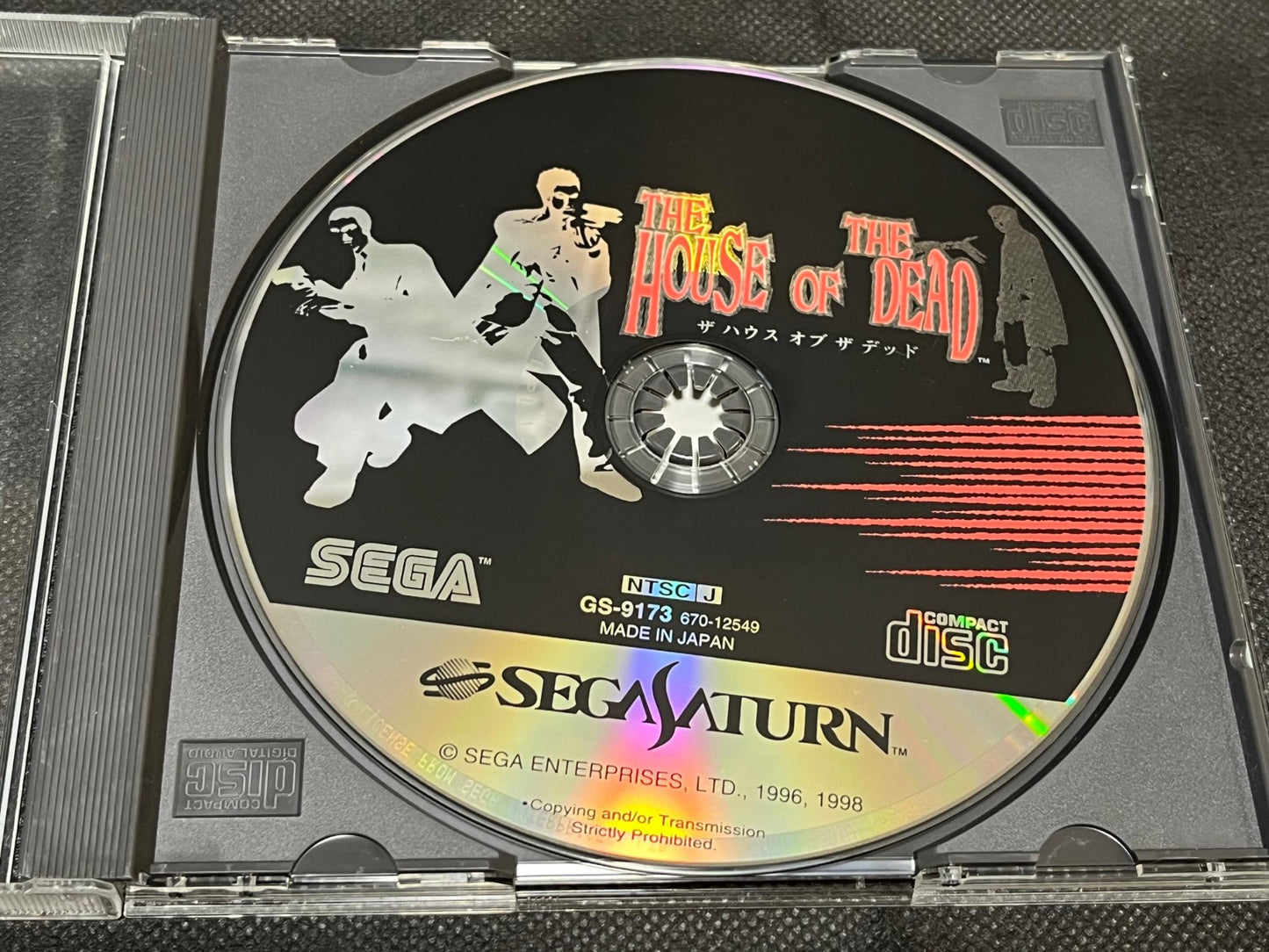 House of the Dead SEGA Saturn Game, Gamedisk, Manual and Case-g0703-1