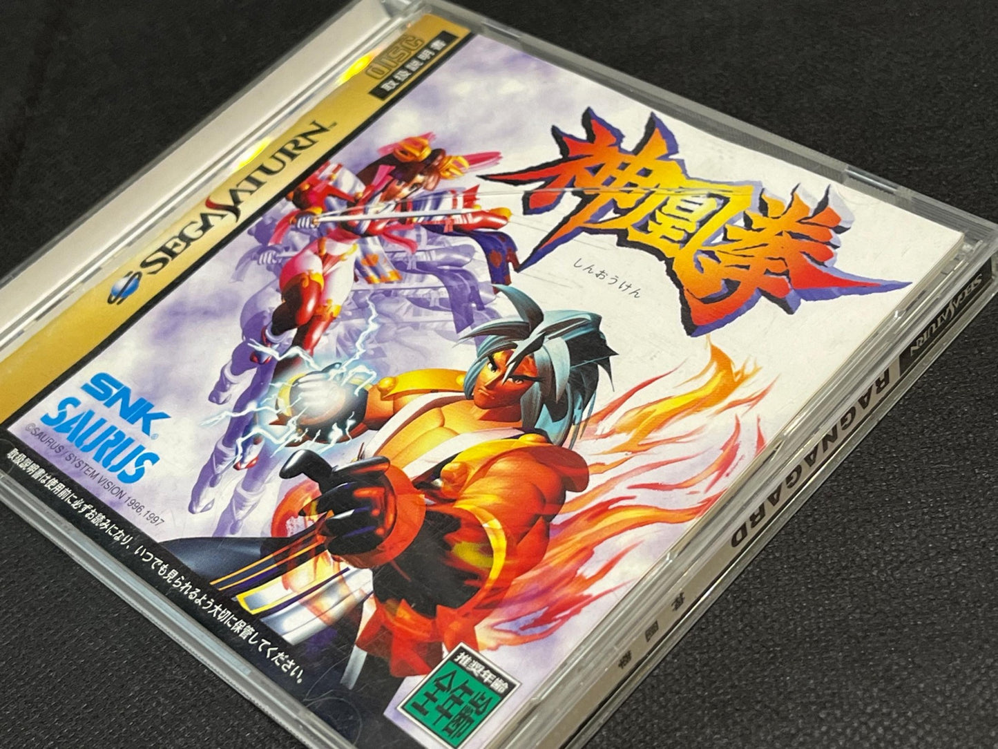 RAGNAGARD Shinohken SEGA Saturn Game, Gamedisk w/Spine card, Manual, Box-g0703-4