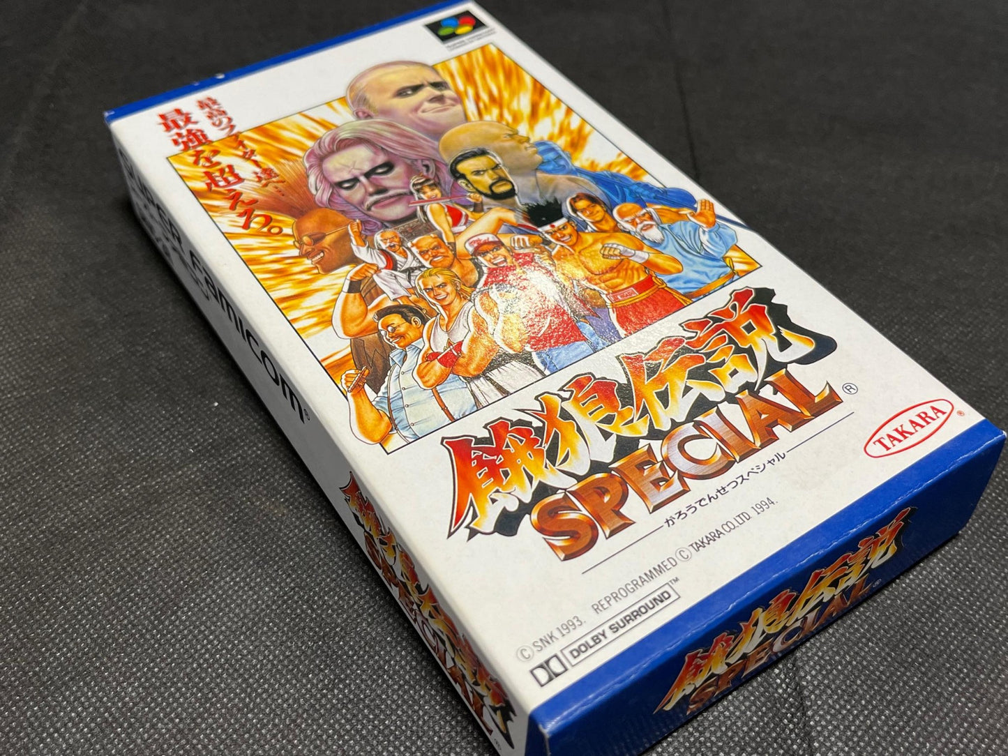 Fatal Fury Special Nintendo Super Famicom Game Cart w/Manual, Box set-g0703-9