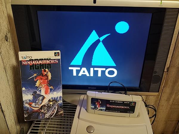 Ninja Warriors Again Super Famicom SFC, w/Manual, Box, Working Japan-h0217-