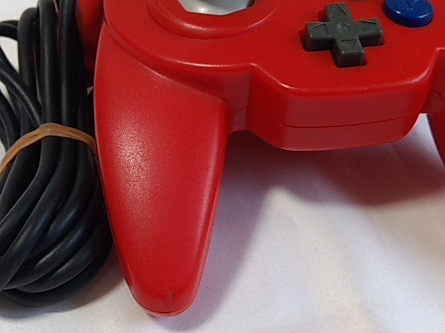 HORI PAD Mini Controller Red For Nintendo 64 N64 Japan/work fine-B- - Hakushin Retro Game shop