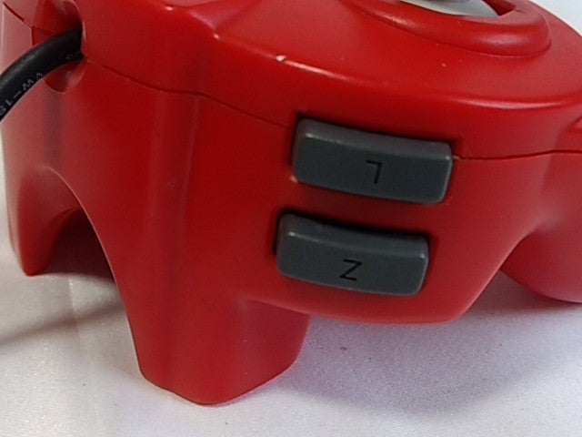 HORI PAD Mini Controller Red For Nintendo 64 N64 Japan/work fine-B- - Hakushin Retro Game shop
