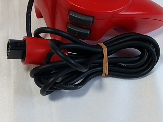 HORI PAD Mini Controller Red For Nintendo 64 N64 Japan/work fine-B- - Hakushin Retro Game shop