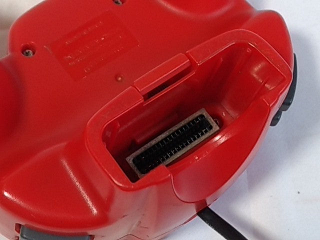 HORI PAD Mini Controller Red For Nintendo 64 N64 Japan/work fine-B- - Hakushin Retro Game shop