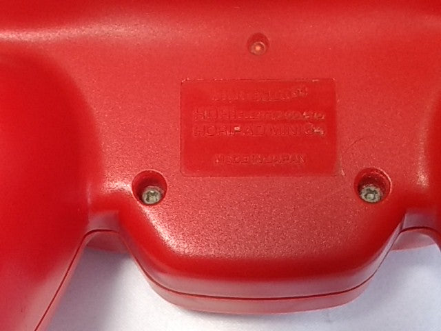 HORI PAD Mini Controller Red For Nintendo 64 N64 Japan/work fine-B- - Hakushin Retro Game shop