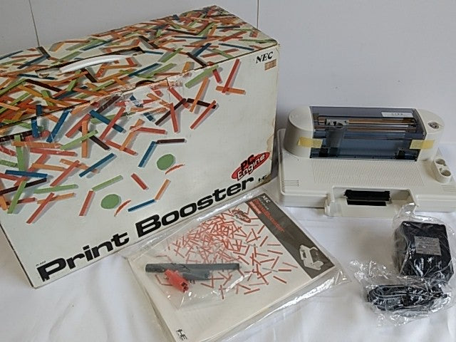Print Booster system PI-AD3 for NEC PC Engine Turbografx-16 ,manual,Boxed set-A- - Hakushin Retro Game shop