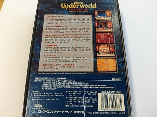 Ultima Underworld The stygian Abyss for FM TOWNS MARTY/Japan Ver.NTSC-J-D- - Hakushin Retro Game shop