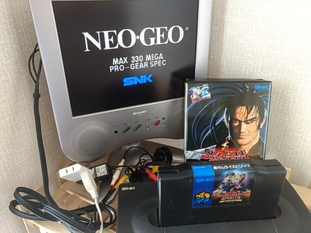 Shin Samurai Spirits (Samurai Shodown 2) SNK NEOGEO AES with Box, Working-f0215-