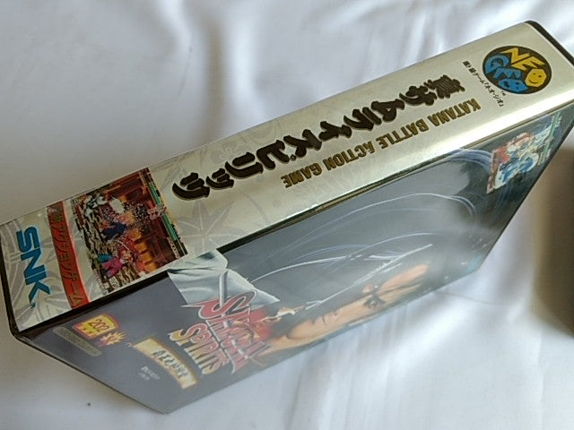 Shin Samurai Spirits (Samurai Shodown 2) SNK NEOGEO AES with Box, Working-f0215-