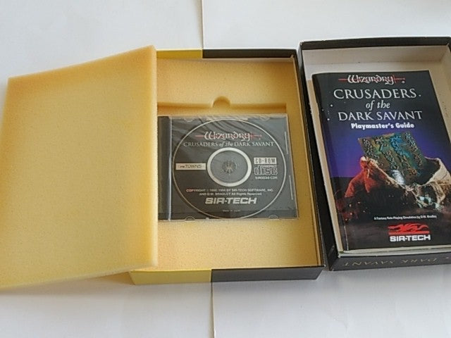 Wizardry Crusaders of the Dark Savant (Japan Ver.) for FM TOWNS Boxed tested-A- - Hakushin Retro Game shop