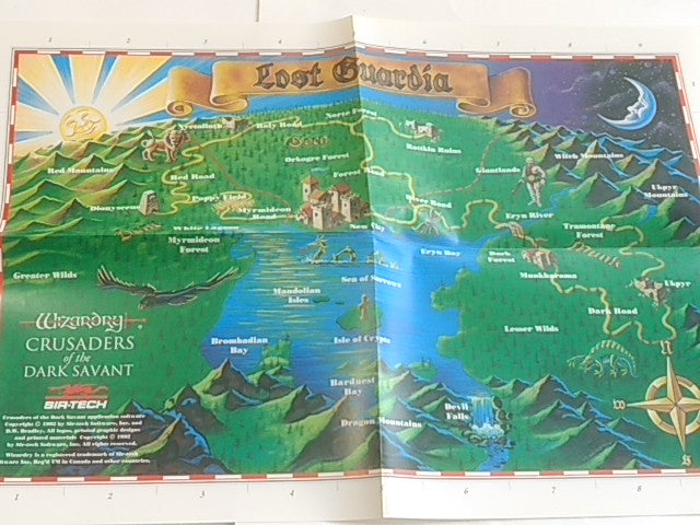 Wizardry Crusaders of the Dark Savant (Japan Ver.) for FM TOWNS Boxed tested-A- - Hakushin Retro Game shop