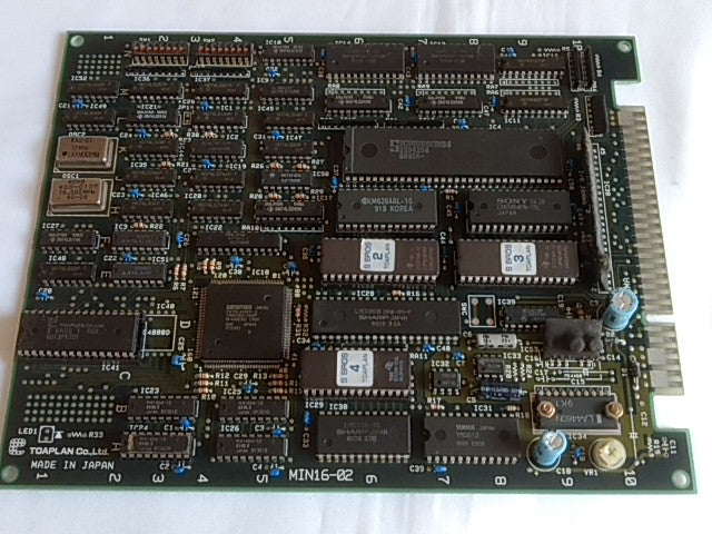 TOAPLAN Snow Bros. Arcade System JAMMA PCB Board and Inst Card set/tested-A- - Hakushin Retro Game shop