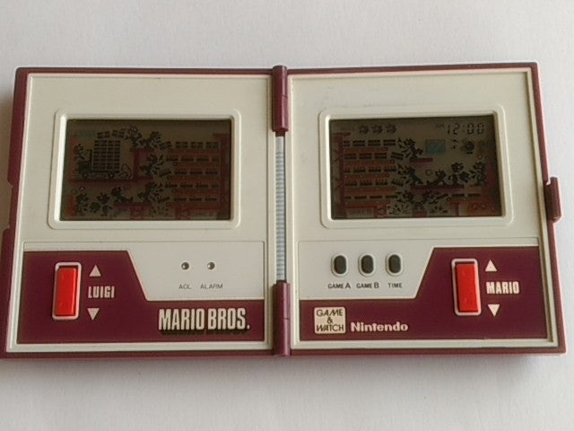 Vintage Nintendo Game & Watch MARIO BROS Multi Screen Handheld Game/tested-C2- - Hakushin Retro Game shop