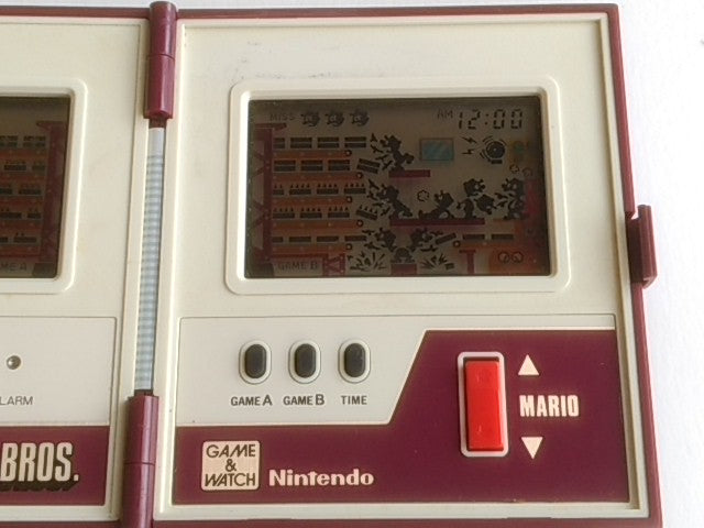 Vintage Nintendo Game & Watch MARIO BROS Multi Screen Handheld Game/tested-C2- - Hakushin Retro Game shop