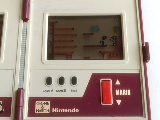 Vintage Nintendo Game & Watch MARIO BROS Multi Screen Handheld Game/tested-C2- - Hakushin Retro Game shop