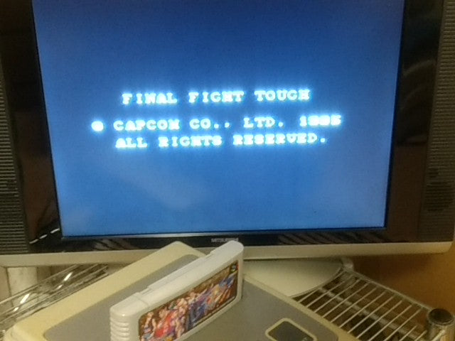 Final Fight Tough for Nintendo Super Famicom SNES action game cartridge tested-B - Hakushin Retro Game shop