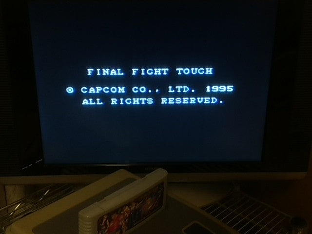 Final Fight Tough for Nintendo Super Famicom SNES action game cartridge tested-B - Hakushin Retro Game shop