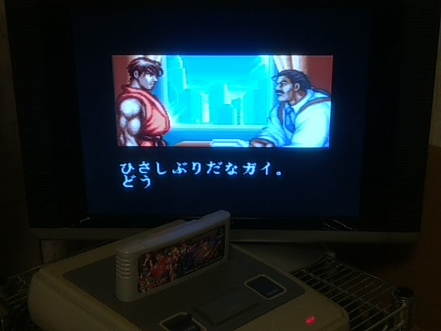 Final Fight Tough for Nintendo Super Famicom SNES action game cartridge tested-B - Hakushin Retro Game shop