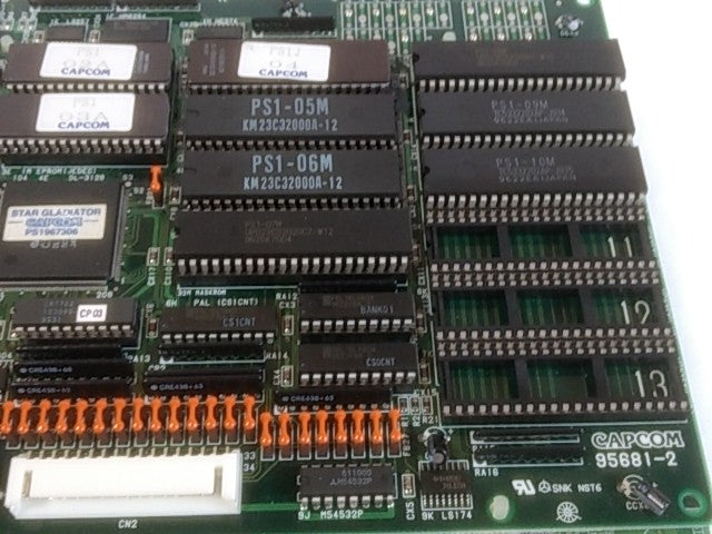 Star Gladiator CPS System JAMMA PCB B Board and Mother A Board set tested-C- - Hakushin Retro Game shop