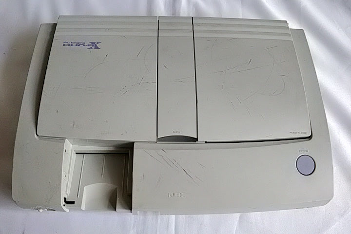 NEC PC Engine DUO-RX PCE-DUORX Console, Pad, PSU and game set, Working-a725-