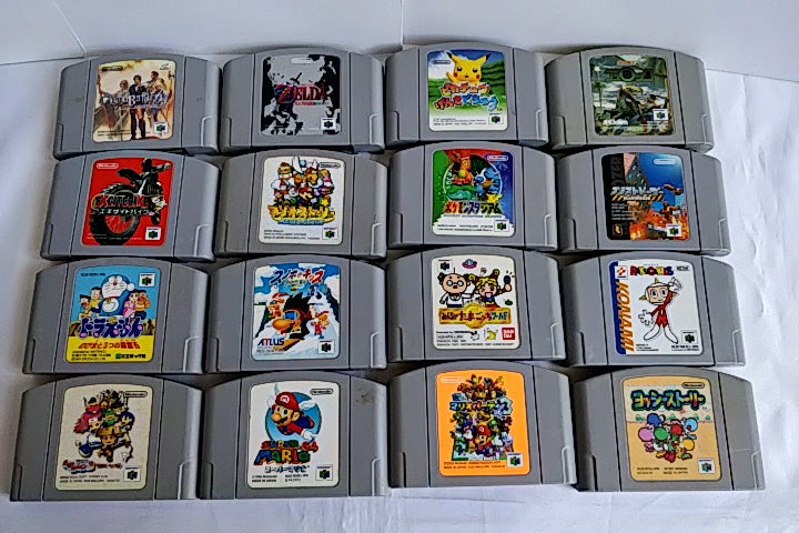 Whole sale Lot of 16 Nintendo 64 N64 game Cartridge set/Not tested-a731- - Hakushin Retro Game shop