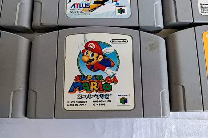 Nintendo 64 ゲーム16本セット Whole sale Lot of 16 Nintendo 64 N64 game Cartridge set/Not tested