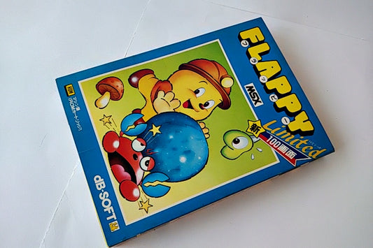 FLAPPY Limited MSX MSX2 Game cartridge,Manual,Boxed set tested-a83- - Hakushin Retro Game shop