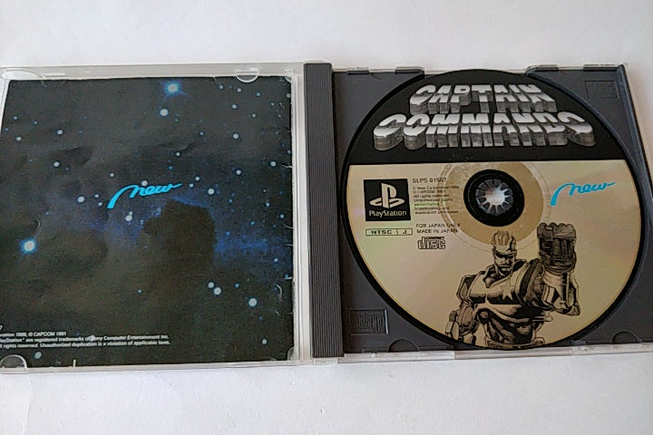 Captain Commando Sony Playstation Game /Game Disk,Case,Manual.Boxed set-a101- - Hakushin Retro Game shop