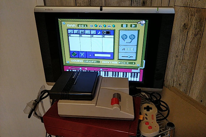 Family Composer FAMICOM DISK SYSTEM FCD/Disk and case set tested -a106- - Hakushin Retro Game shop