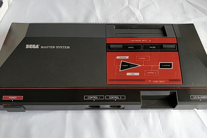 SEGA Master System Console MK-2000,Two Pads,PSU,Boxed set tested-a1126- - Hakushin Retro Game shop