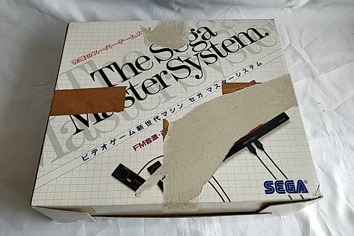 SEGA Master System Console MK-2000,Two Pads,PSU,Boxed set tested-a1126- - Hakushin Retro Game shop