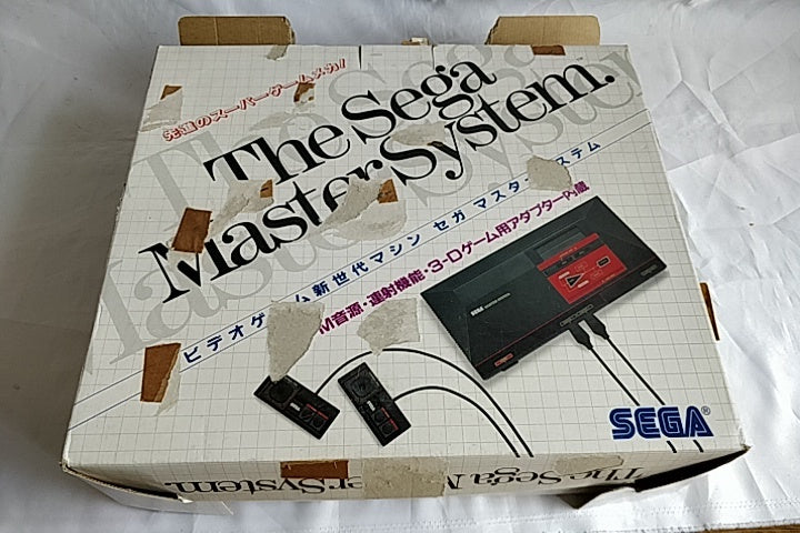 SEGA Master System Console MK-2000,Two Pads,PSU,Boxed set tested-a1126- - Hakushin Retro Game shop