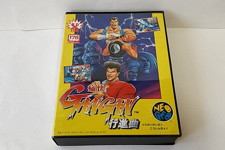 Excellent AGGRESSORS OF DARK KOMBAT Tsukai Gan Gan Koshinkyoku AES Boxed-a1207- - Hakushin Retro Game shop