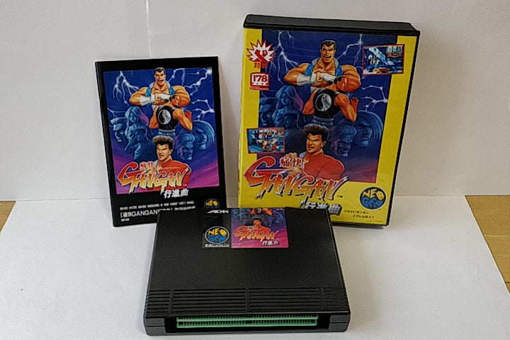 Excellent AGGRESSORS OF DARK KOMBAT Tsukai Gan Gan Koshinkyoku AES Boxed-a1207- - Hakushin Retro Game shop