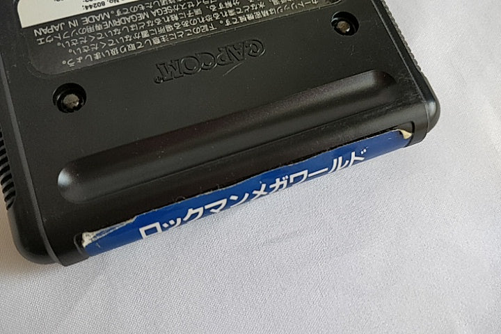 ROCK MAN MEGA WORLD MEGAMAN MEGA DRIVE (Genesis )  Cartridge,Boxed set-a1219- - Hakushin Retro Game shop