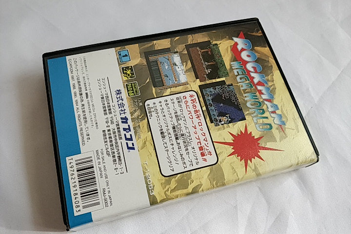 ROCK MAN MEGA WORLD MEGAMAN MEGA DRIVE (Genesis )  Cartridge,Boxed set-a1219- - Hakushin Retro Game shop