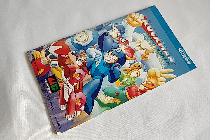ROCK MAN MEGA WORLD MEGAMAN MEGA DRIVE (Genesis )  Cartridge,Boxed set-a1219- - Hakushin Retro Game shop