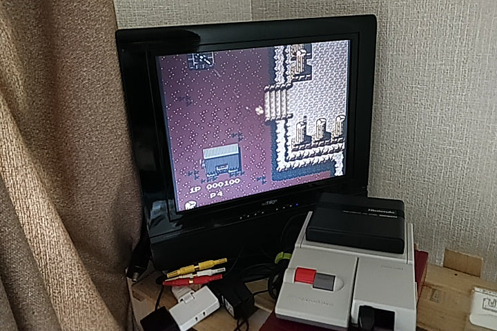 FINAL COMMAND Akai Yosai FAMICOM (NES) Disk System/Game Disk and case-a1121- - Hakushin Retro Game shop