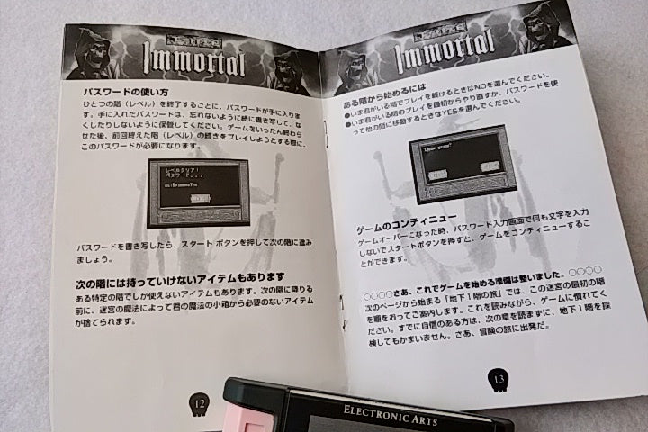 The Immortal Wizard of the Immortal SEGA MEGA DRIVE (Genesis ) Boxed set-b113- - Hakushin Retro Game shop