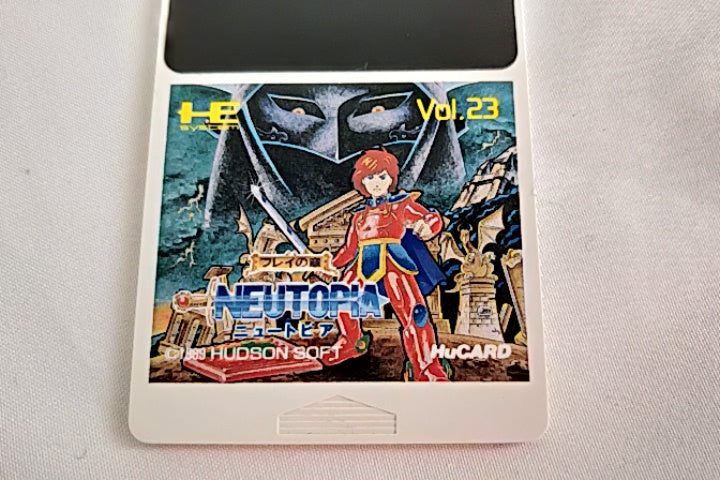 NEUTOPIA NEC PC Engine TurboGrafx-16 PCE Hu-Card,Manual Boxed Set-b117- - Hakushin Retro Game shop