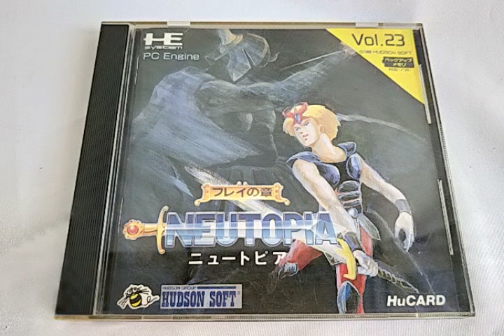 NEUTOPIA NEC PC Engine TurboGrafx-16 PCE Hu-Card,Manual Boxed Set-b117- - Hakushin Retro Game shop