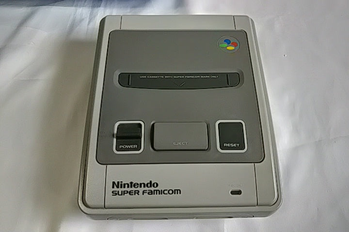 Super Famicom SNES console (SNES/SHVC-001),2 pads,AV cable,Manual 
