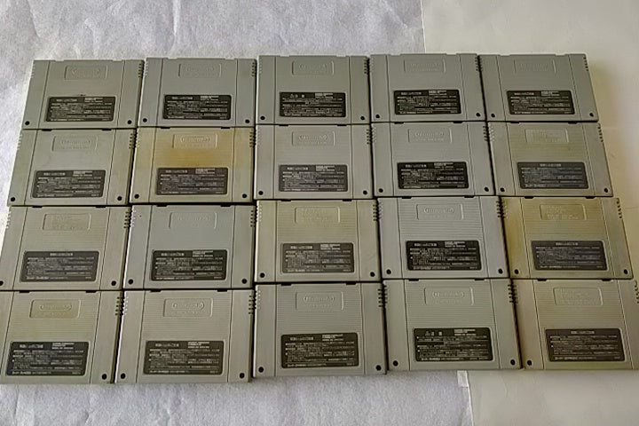 Whole sale Lot of 20 Super Famicom SFC SNES game Cartridge set/Not tested-ab205- - Hakushin Retro Game shop