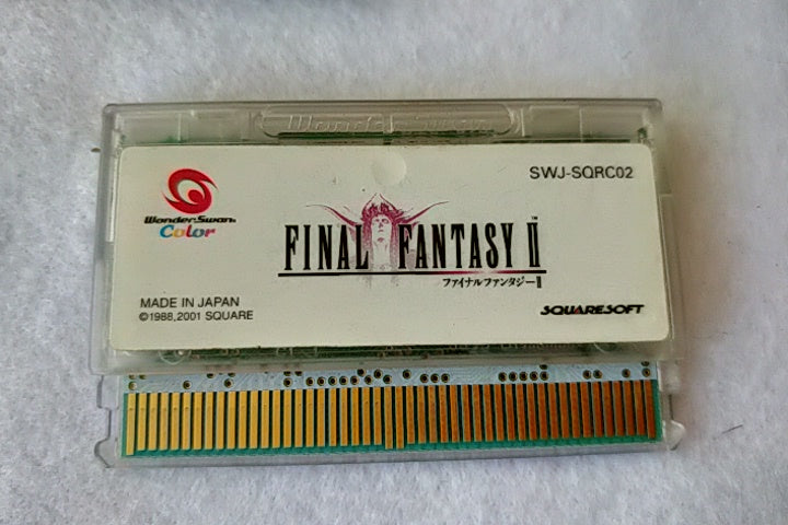 Final Fantasy 1 and 2 set BANDAI Wonder Swan Color WS Game