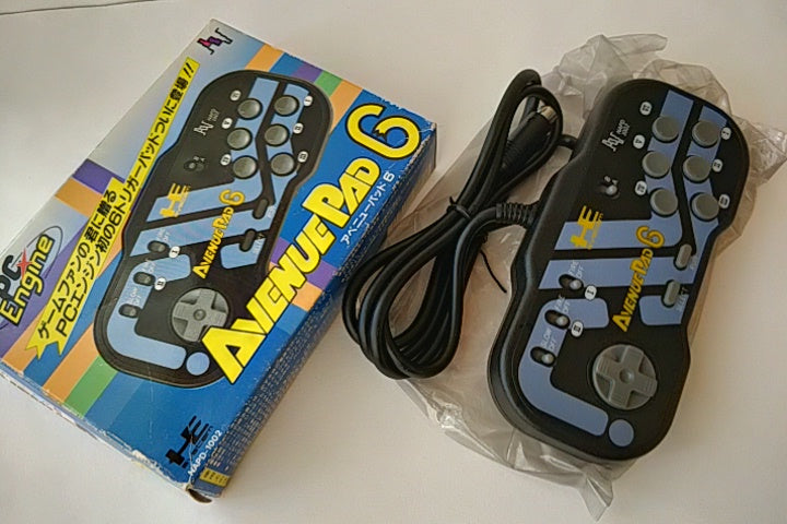 NEC Avenue Pad 6 NAPD-1002 for PC-Engine turbografx-16 PCE Boxed/tested-b207- - Hakushin Retro Game shop